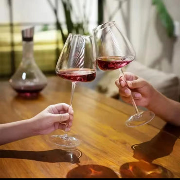 Wine glasses at WIMU Kitchen Kenya