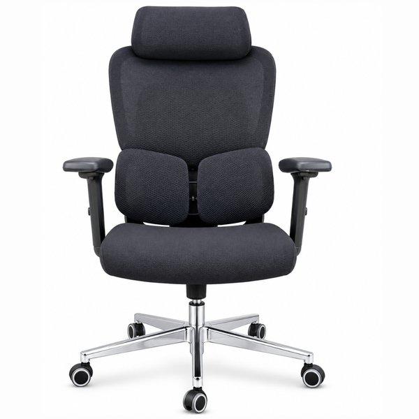 Executive Ergonomic Office Chair with Dual Lumbar Support & Headrest — Kenya · WIMU Kitchen Nairobi