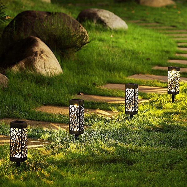 4Pcs Hollow Pattern Solar Pathway Lights — Kenya · WIMU Kitchen Nairobi