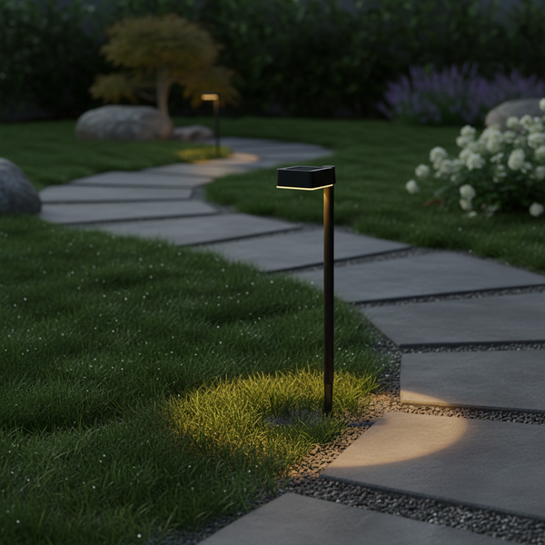 Philips LED Solar Pedestal Pathway Light Square 200 Lumen Vynce - 1.5W Warm White, IP44 — WIMU Kitchen Nairobi — Kenya · WIMU Kitchen Nairobi