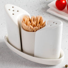 4 Piece Ceramic Salt and Pepper Shaker Set with Tray — WIMU Kitchen Nairobi — Kenya · WIMU Kitchen