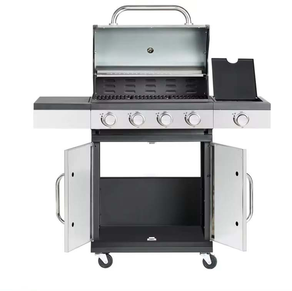 4+1 Burner Gas BBQ Grill Stainless Steel Outdoor Barbeque Barbecue Side Burner Cabinet Wheels — WIMU Kitchen Nairobi — Kenya · WIMU Kitchen Nairobi