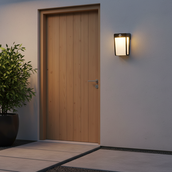 Philips LED Solar Wall Light Frosted 225 Lumen Shroud SR with PIR Sensor - 2.3W, IP44 — WIMU Kitchen Nairobi — Kenya · WIMU Kitchen Nairobi