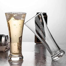 Premium Juice & Beer Glass, Pilsner Highball Glasses Heavy Base Tall Bar Glass Drinking Glasses for Water, Juice, Beer, Wine, and Cocktails Beer Glass Transparent 275 ML Set of 6 (view 5) — Kenya · WIMU Kitchen