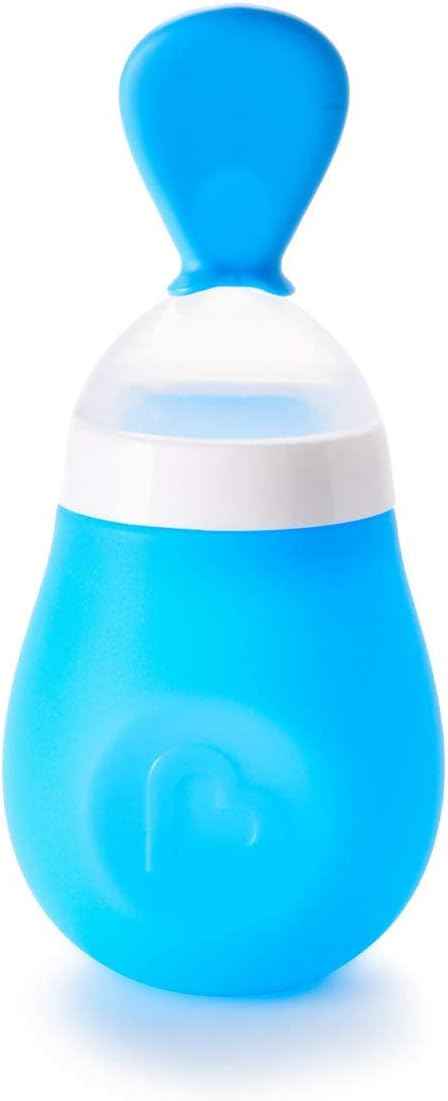 Munchkin Squeeze Spoon,Silicon squeeze with spoon for infants, easy dispensing and feeding, Infant/Baby,4 Months and above-Assorted — Kenya · WIMU Kitchen Nairobi