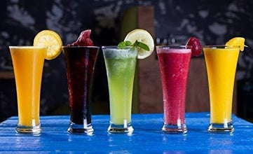 Premium Juice & Beer Glass, Pilsner Highball Glasses Heavy Base Tall Bar Glass Drinking Glasses for Water, Juice, Beer, Wine, and Cocktails Beer Glass Transparent 275 ML Set of 6 (view 3) — Kenya · WIMU Kitchen