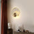 Decorative Textured Wall Light with Gold Accents and Brass Centre Plate, 3000K Warm White — WIMU Kitchen Nairobi