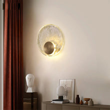 Decorative Textured Wall Light with Gold Accents and Brass Centre Plate, 3000K Warm White — WIMU Kitchen Nairobi — Kenya · WIMU Kitchen