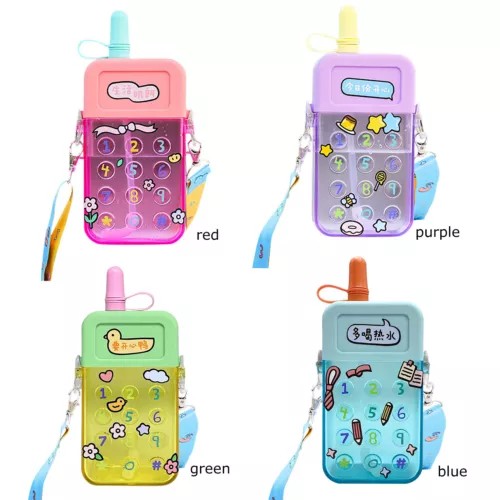 500ml Mobile Phone Shaped Water Bottle Adjustable Shoulder Straps for Kids and teenagers — buy in Kenya at WIMU Kitchen Nairobi · M-Pesa accepted