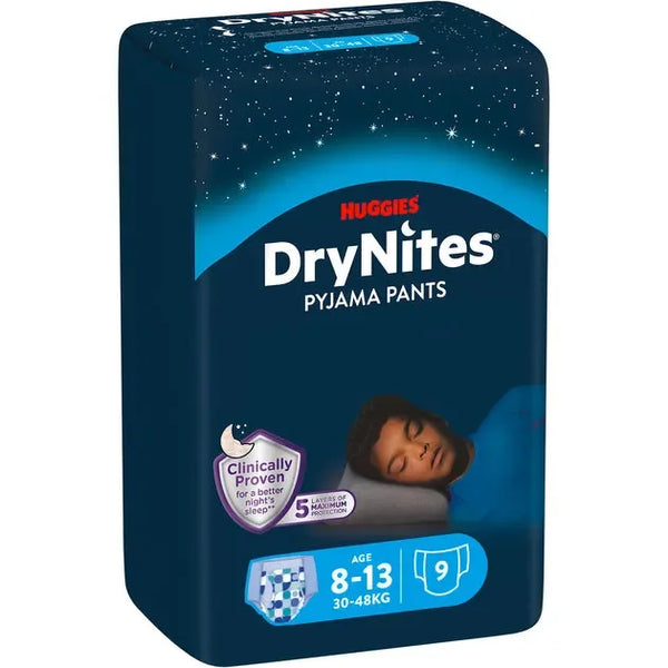 Huggies Drynites Pyjama Pants Boy 9 Pieces 30-48Kg 8-13Y — Kenya · WIMU Kitchen Nairobi