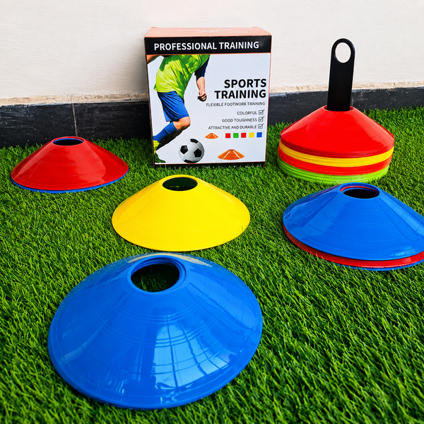 50-Piece Football Training Cones Set with Carry Holder — WIMU Kitchen Nairobi — Kenya · WIMU Kitchen Nairobi