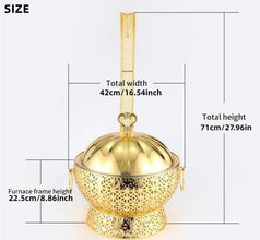Luxury Gold Chafing Dish Buffet Set, 8Liters Stainless Steel Food Warmer with Hanging, Buffet Servers — Kenya · WIMU Kitchen