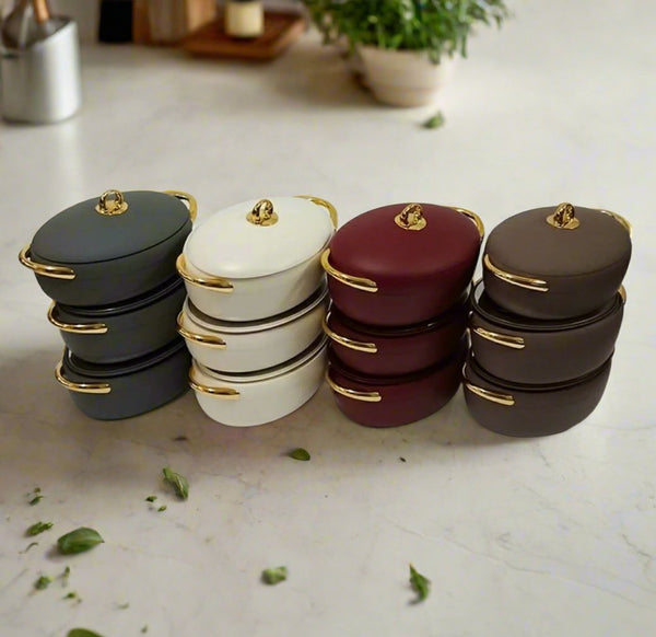 Luxurious Insulated Hotpots Food Warmer Set Oval — Kenya · WIMU Kitchen Nairobi