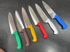 Colour-Coded Commercial Kitchen Knives, 6-10 Inch — view 2 — Kenya · WIMU Kitchen