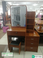 Dressing Table with Sliding Lighted Mirror, 1020mm — view 3 — Kenya · WIMU Kitchen