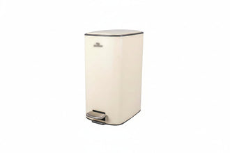 5L Rectangular Pedal Bin, Soft Close Lid, Cream — view 3 — Kenya · WIMU Kitchen