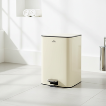 5L Stainless Steel Rectangular Pedal Bin with Soft Close Lid, Cream — WIMU Kitchen Nairobi — Kenya · WIMU Kitchen