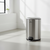 5L Round Silver Stainless Steel Pedal Bin with Removable Inner Bucket — WIMU Kitchen Nairobi