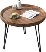 Modern Round Nordic Coffee Table with Tapered Legs — WIMU Kitchen Nairobi — Kenya · WIMU Kitchen