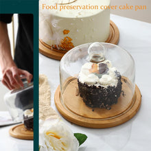 Wooden Cake Stand with Dome Lid Glass Dome with Wooden Base Wooden Dessert Tray Cake Plate Square Round Cupcake Plate with Lid Salad Bowl Snack Tray Serving Plate — WIMU Kitchen Nairobi — Kenya · WIMU Kitchen