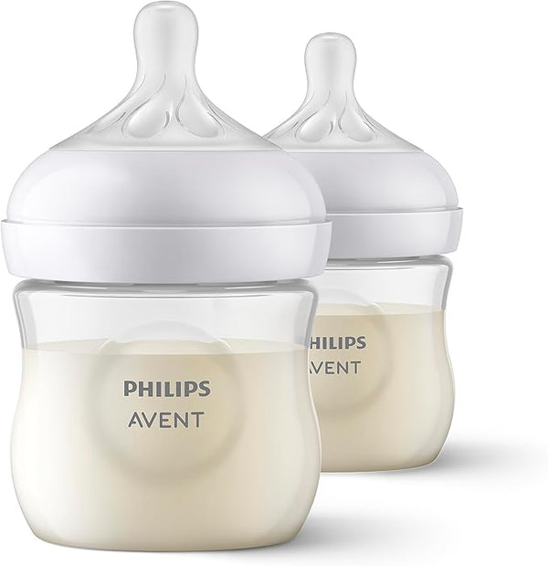 Philips Avent Natural Response Plastic Baby Bottle - 125Ml Pack of 2 |Baby Milk Bottle |Bpa Free for Babies with 0M+ Teat (SCY906/02) — Kenya · WIMU Kitchen Nairobi