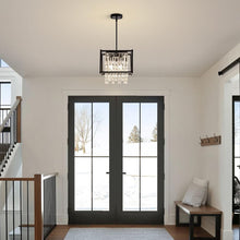 Square Crystal Cage Pendant Light — Kenya · WIMU Kitchen