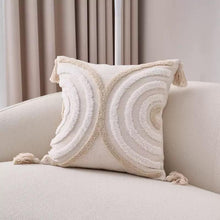 Boho Style Tufted Tassel Throw Pillow Cover/Pillowcase — Kenya · WIMU Kitchen
