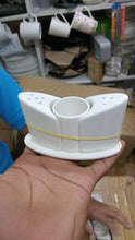 4 Piece Ceramic Salt & Pepper Shaker Set with Tray — view 4 — Kenya · WIMU Kitchen