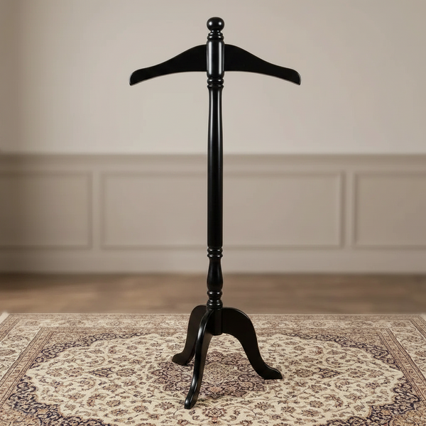 Solid Wood Valet Stand with Hanger Top and Tripod Base — WIMU Kitchen Nairobi — Kenya · WIMU Kitchen Nairobi