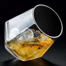 Diamond Crystal Cut Whiskey Glasses Set of 6pcs Bar Brandy Wine Glass for Drinking Bourbon Whisky Scotch Cocktail Cognac (view 2) — Kenya · WIMU Kitchen