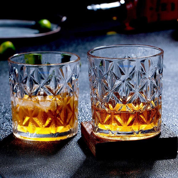Crystal Whiskey Glass Set of 6, Clear, 310 ML, Round Whisky Glass, Lead Free Barware for Scotch, Bourbon, Cocktail — Kenya · WIMU Kitchen Nairobi