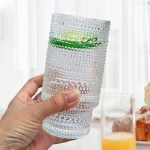 Vintage Tall Drinking Glasses Set of 6,Hobnail Highball Glasses,Romantic Embossed Cocktail Glasses Glass Coffee Glassware Set for Water,Juice,Soda (view 6) — Kenya · WIMU Kitchen