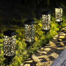 4Pcs Hollow Pattern Solar Pathway Lights — Kenya · WIMU Kitchen