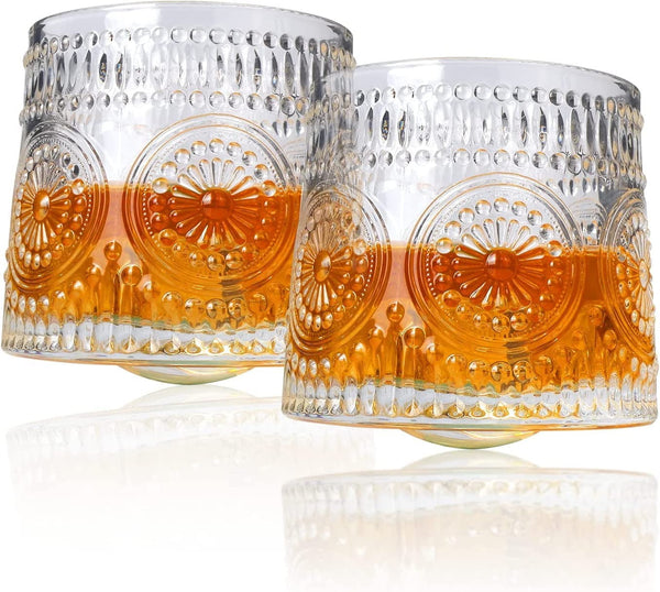 Crystal Dancing Revoving Whiskey Glasses 6pcs- 310 ml Bar Glass for Drinking Bourbon, Whisky, Scotch, Cocktails, Cognac- Old Fashioned Cocktail Tumblers — Kenya · WIMU Kitchen Nairobi
