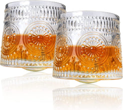 Crystal Dancing Revoving Whiskey Glasses 6pcs- 310 ml Bar Glass for Drinking Bourbon, Whisky, Scotch, Cocktails, Cognac- Old Fashioned Cocktail Tumblers — Kenya · WIMU Kitchen