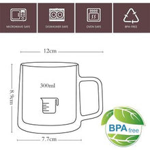 430ml Danny Home Double Wall Clear Glass Coffee & Tea Mug Set (2 Pcs) (view 4) — Kenya · WIMU Kitchen