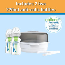 Dr. Brown's Microwave steam sterilizer - comes with 2 x 270ml options+wide neck bottles — Kenya · WIMU Kitchen