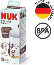NUK Perfect Match Baby Bottle, 3+ Months, Fits Baby Palate, Temperature Control, Anti-Colic Vent, 260 ml, BPA Free, Silicone M Teat, Disney Winnie the Pooh — Kenya · WIMU Kitchen