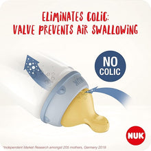 NUK First Choice+ Baby Bottle | 0-6 Months | Temperature Control | Anti Colic Vent | 150 ml | BPA-Free | Latex Teat — Kenya · WIMU Kitchen