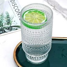 Vintage Tall Drinking Glasses Set of 6,Hobnail Highball Glasses,Romantic Embossed Cocktail Glasses Glass Coffee Glassware Set for Water,Juice,Soda (view 3) — Kenya · WIMU Kitchen