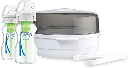 Dr. Brown's Microwave steam sterilizer - comes with 2 x 270ml options+wide neck bottles — Kenya · WIMU Kitchen