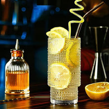 Vintage Tall Drinking Glasses Set of 6,Hobnail Highball Glasses,Romantic Embossed Cocktail Glasses Glass Coffee Glassware Set for Water,Juice,Soda (view 5) — Kenya · WIMU Kitchen
