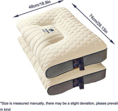 Cervical Pillow Memory Foam Neck Support Pillow with Natural Rubber Core – Ergonomic Single Bed Pillow for Side & Back Sleepers | Pain Relief — Kenya · WIMU Kitchen