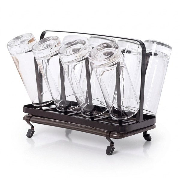 Modern Glass Cup Holder Set — Kenya · WIMU Kitchen Nairobi