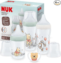NUK Perfect Match Baby Bottles Set | 0-6+ Months | Adapts to Baby's Palate | 3 x Anti Colic Baby Bottles & Space Soother | BPA-Free | Disney Winnie the Pooh | 4 Count — Kenya · WIMU Kitchen