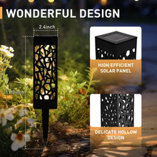 4Pcs Hollow Pattern Solar Pathway Lights — Kenya · WIMU Kitchen