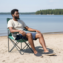Khaki Folding Camping Chair 50 x 50 x 80cm CMP03 — WIMU Kitchen Nairobi — Kenya · WIMU Kitchen