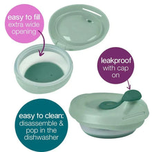 B.box Fill + Feed Reusable Baby Food Pouch 4m+ – Silicone Squeeze Pouch with Leak-Proof Lid (BPA-Free) — Kenya · WIMU Kitchen