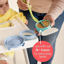 B.box Fill + Feed Reusable Baby Food Pouch 4m+ – Silicone Squeeze Pouch with Leak-Proof Lid (BPA-Free) — Kenya · WIMU Kitchen