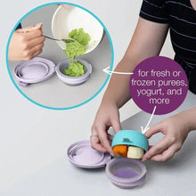 B.box Fill + Feed Reusable Baby Food Pouch 4m+ – Silicone Squeeze Pouch with Leak-Proof Lid (BPA-Free) — Kenya · WIMU Kitchen